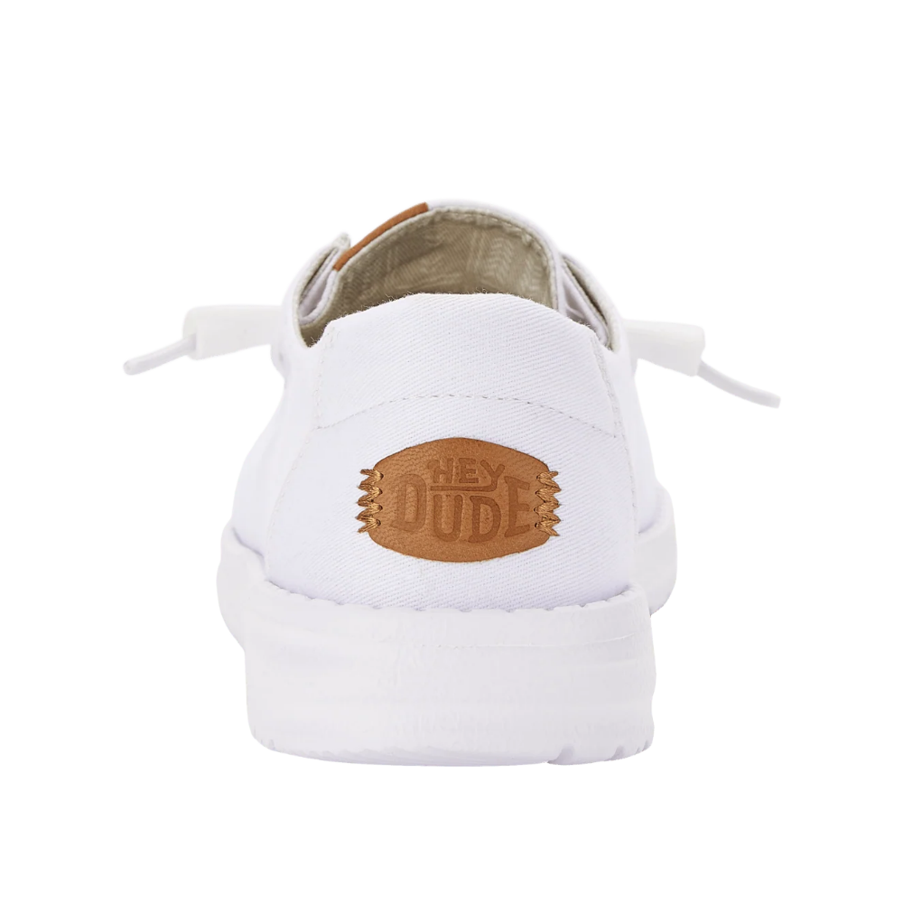 Hey Dude Wendy Stretch Canvas White