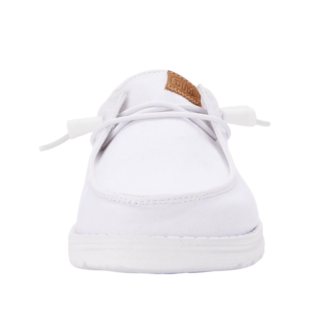 Hey Dude Wendy Stretch Canvas White