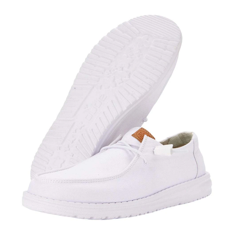 Hey Dude Wendy Stretch Canvas White