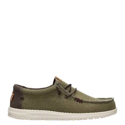 Hey Dude Wally Braided Burnt Olive/Dark Brown