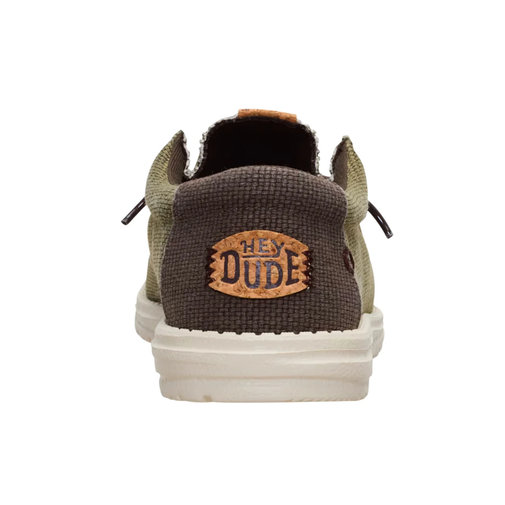 Hey Dude Wally Braided Burnt Olive/Dark Brown