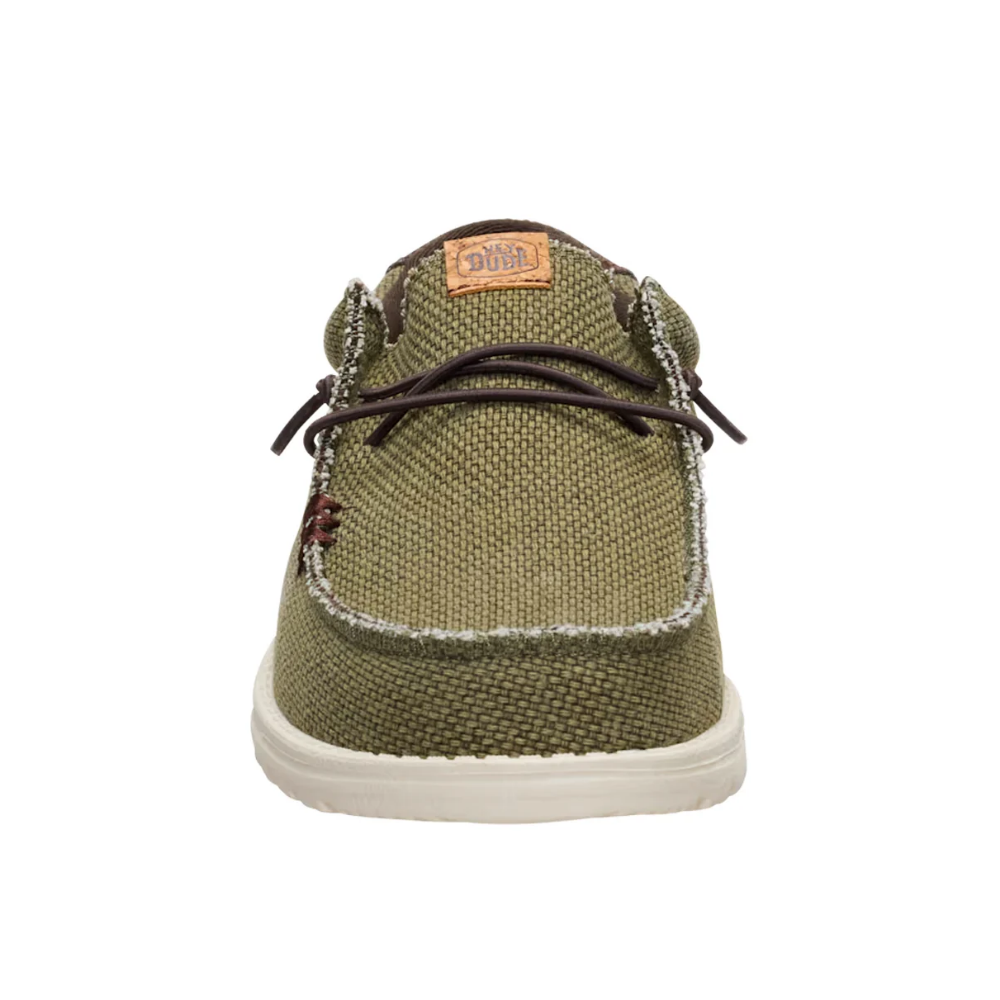 Hey Dude Wally Braided Burnt Olive/Dark Brown