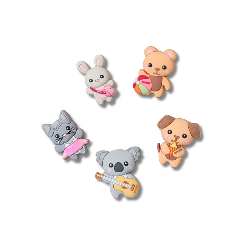Jibbitz Pack - Cutie Animal Friends 5 Pack
