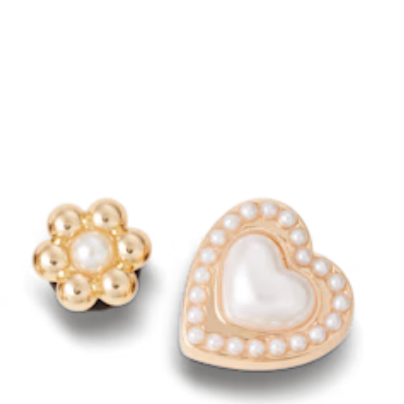 Jibbitz Pack - Pearly Gold 5 Pack