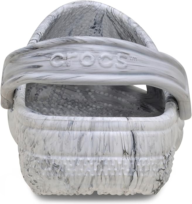 Crocs Kids Classic Clog Watercolour Marbled Grey Swirl