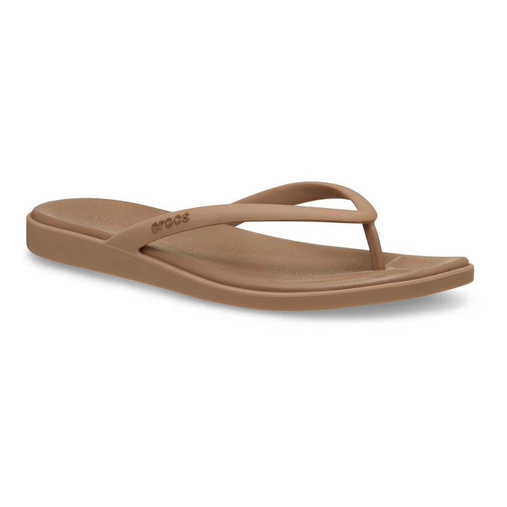 Crocs Womens Miami Flip Milk Chocolate
