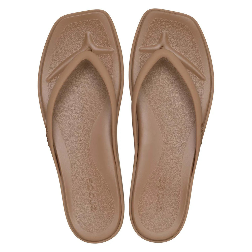 Crocs Womens Miami Flip Milk Chocolate