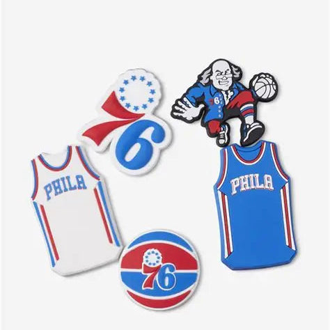 Jibbitz Pack - NBA Philadelphia 76rs