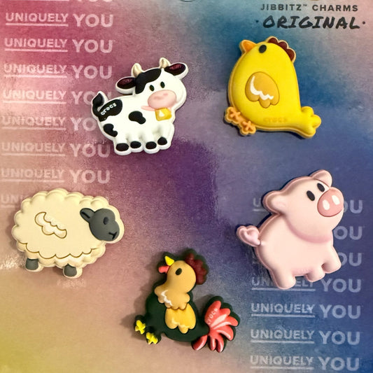 Jibbitz Pack - Farm Friend Animals
