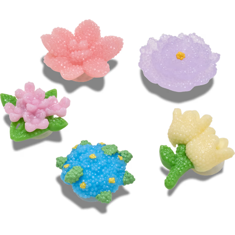 Jibbitz Pack - Beaded Flowers 5 Pack