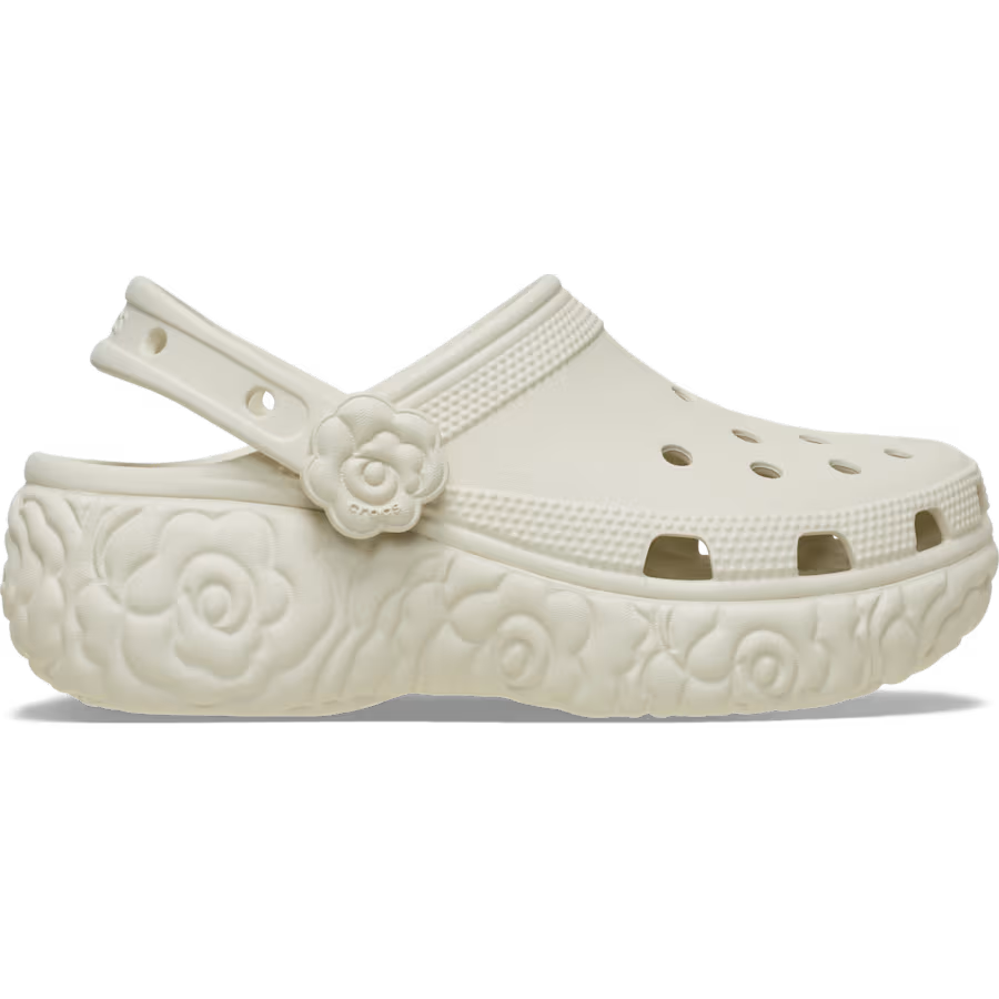 Crocs Adults Classic Platform Bloom Clog Summit White