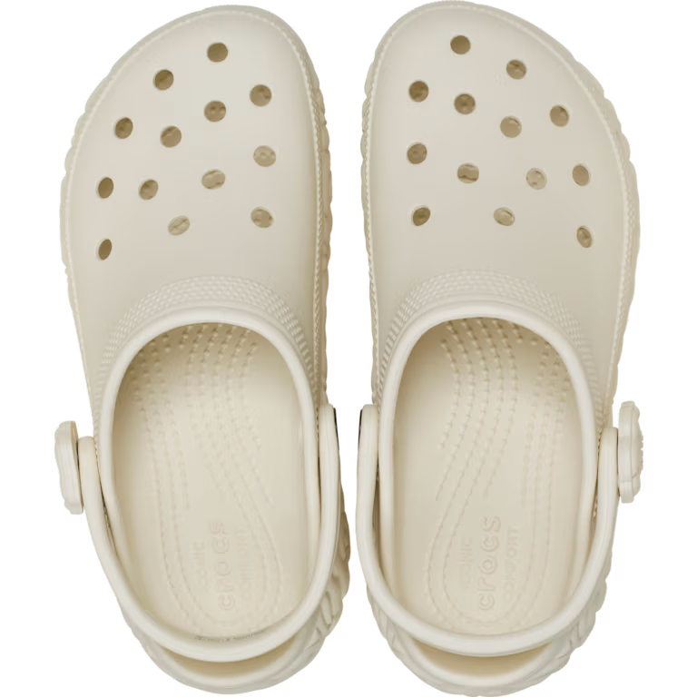 Crocs Adults Classic Platform Bloom Clog Summit White