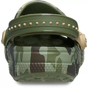 Crocs Kids Classic Snap BackStrap Camo Clog