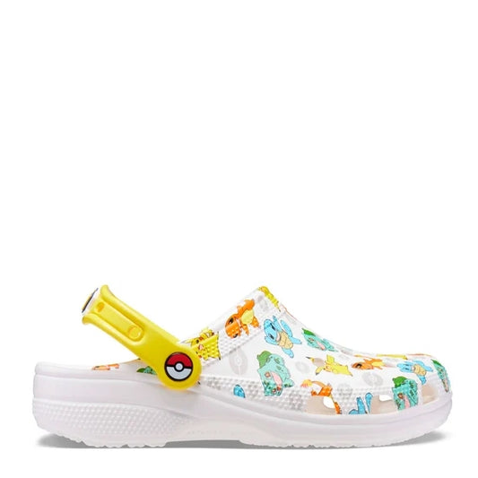 ADULTS CLASSIC POKEMON 2 CLOG WHITE/MULTI