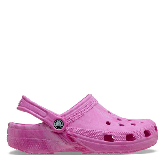 ADULTS CLASSIC WATERCOLOUR MARBLED CLOG PINK