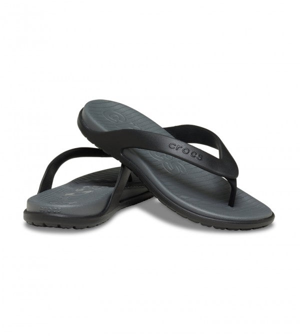 Crocs Adults Coast Flip Black/Slate Grey