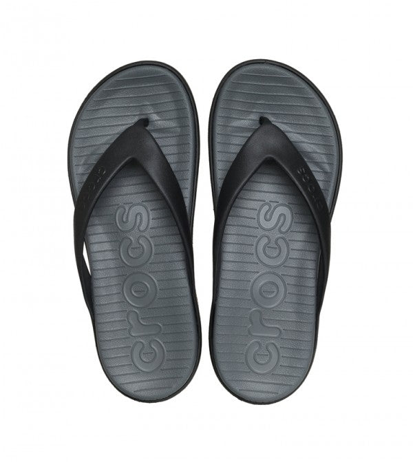 Crocs Adults Coast Flip Black/Slate Grey