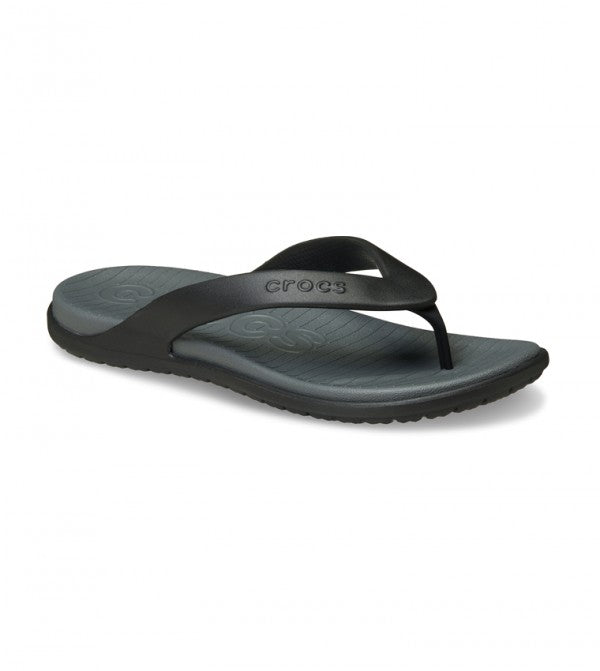 Crocs Adults Coast Flip Black/Slate Grey