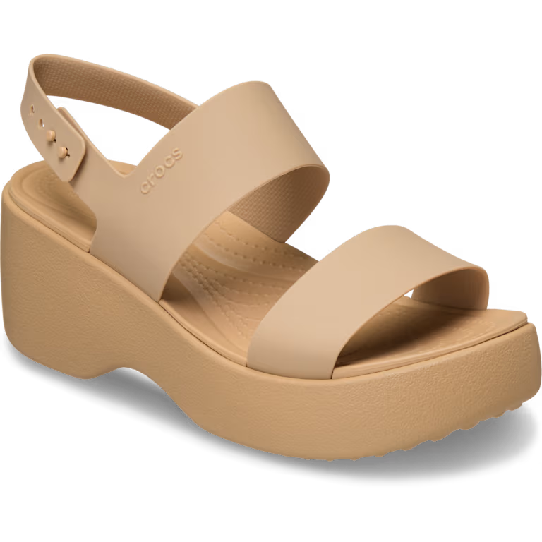 Crocs Adult Brooklyn Sky Sandal Frappe Cashew