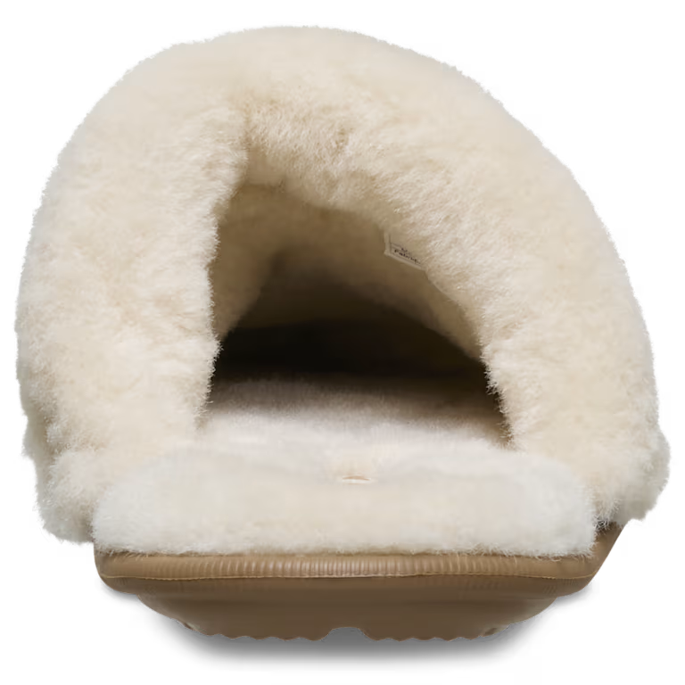 Crocs Adults Classic Fuzz Scuff Sepia