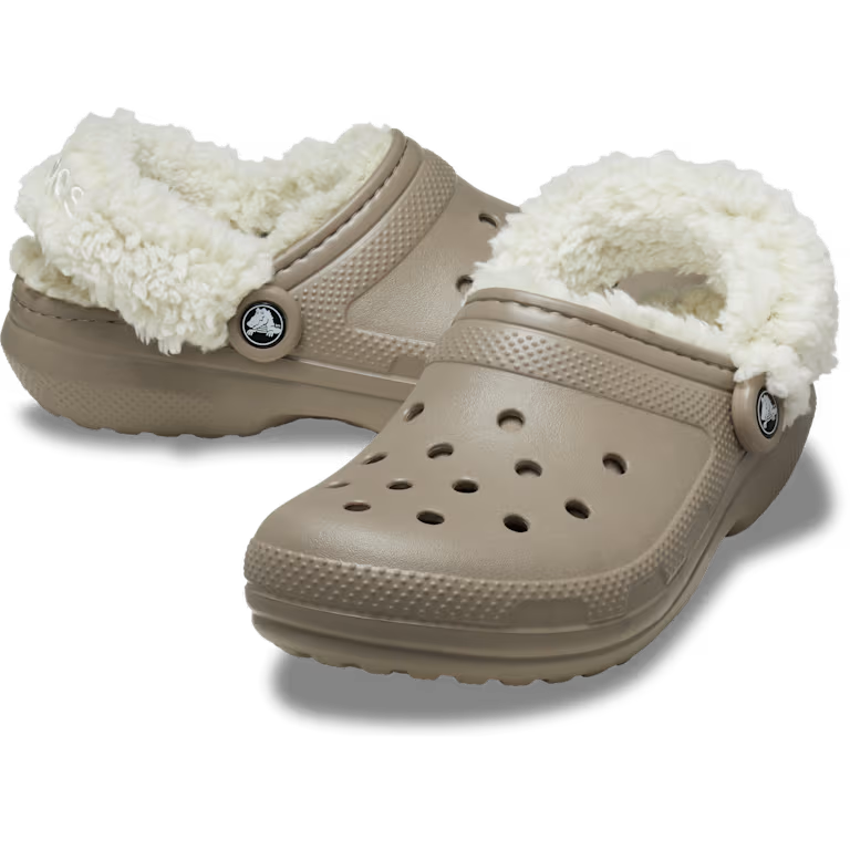 Crocs Adults Classic Fleece Lined Clog Mushroom