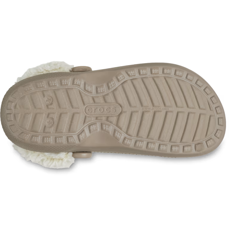 Crocs Adults Classic Fleece Lined Clog Mushroom
