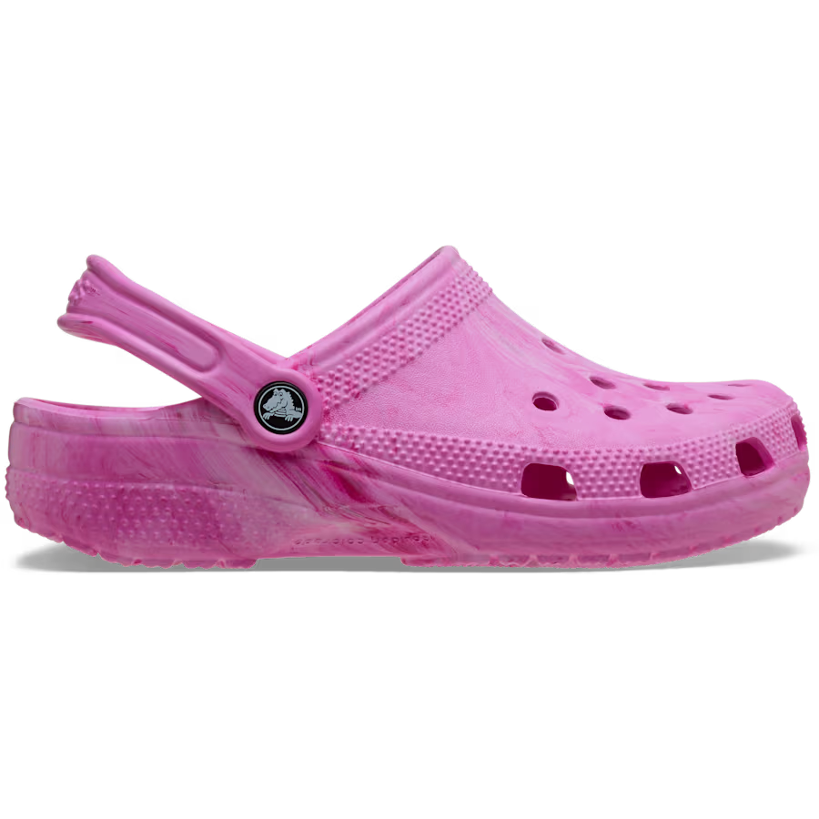 ADULTS CLASSIC WATERCOLOUR MARBLED CLOG PINK