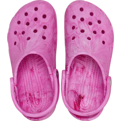 ADULTS CLASSIC WATERCOLOUR MARBLED CLOG PINK