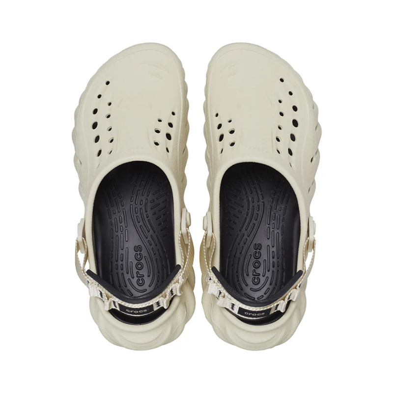 Crocs Adults Echo Clog Bone Black