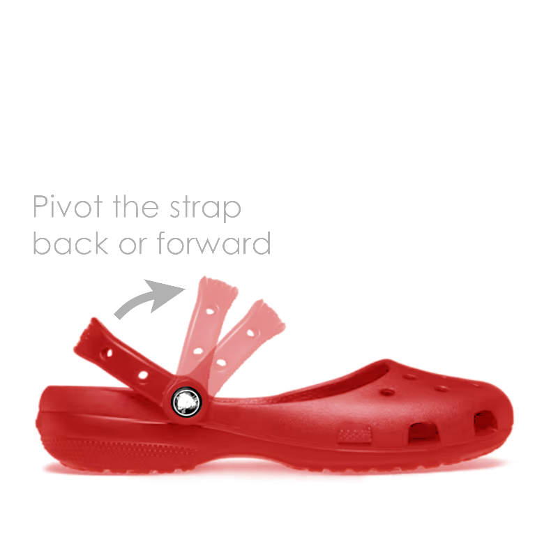 Crocs Womens Classic Ballet Flame
