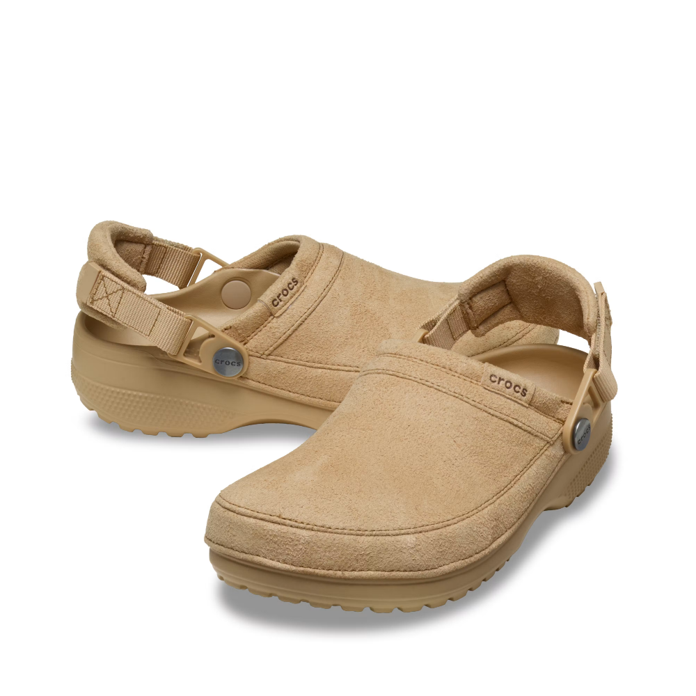 Crocs Adults Crafted Vegan Suede Clog Milk Chocolate