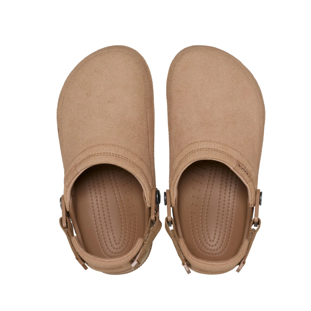 Crocs Adults Crafted Vegan Suede Clog Milk Chocolate