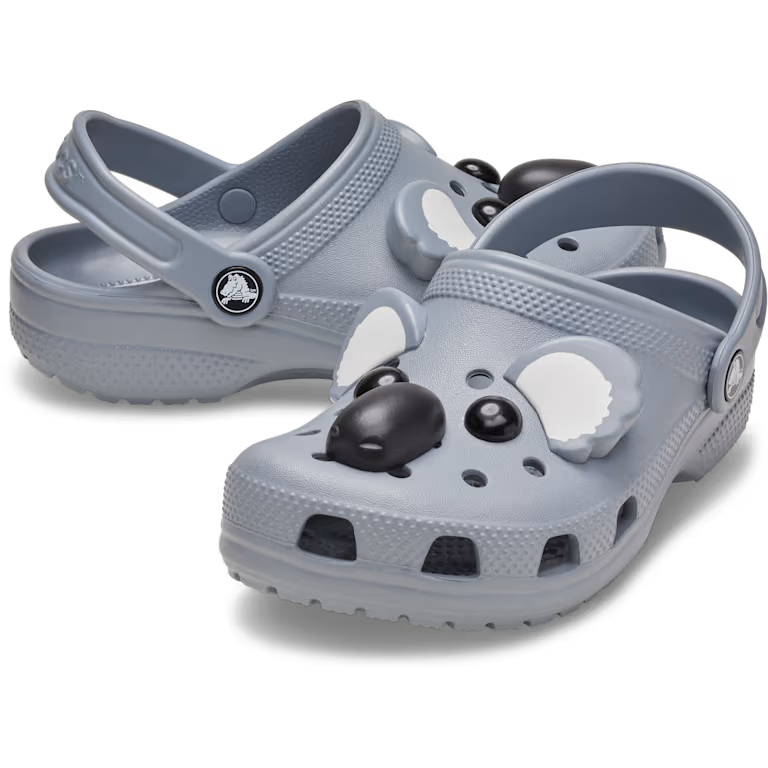 Crocs Kids Classic Clog I Am Koala Concrete