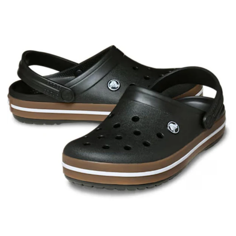 Crocs Adults Crocband Gum Clog Black