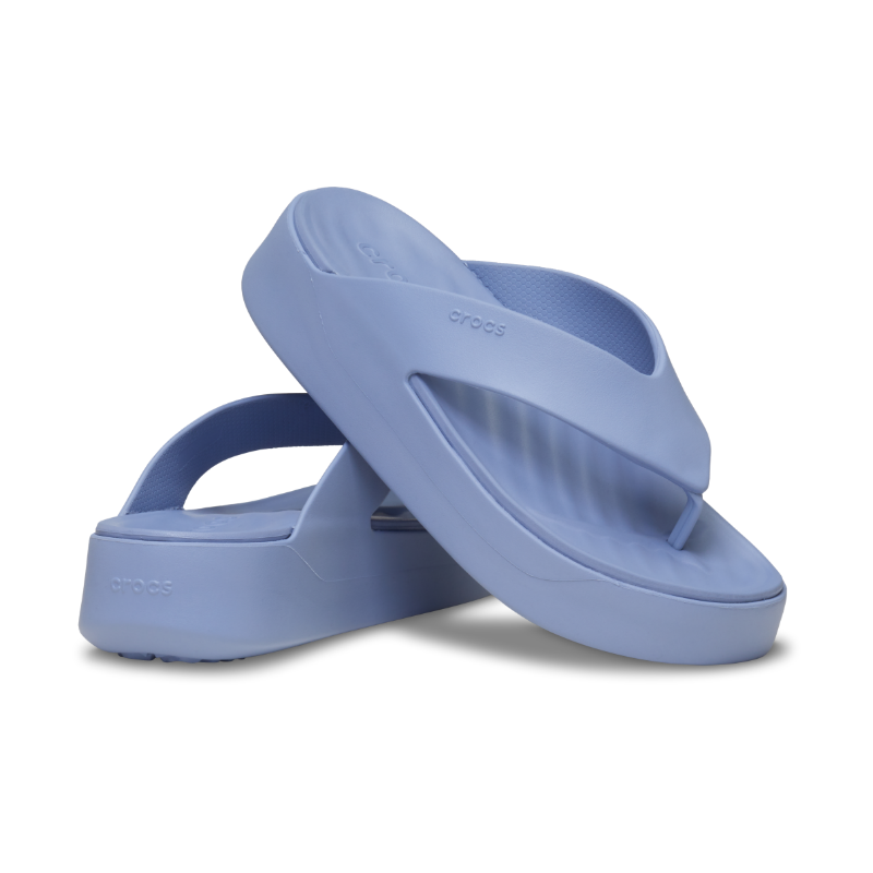 Crocs Womens Getaway Platform Flip Blue Haze