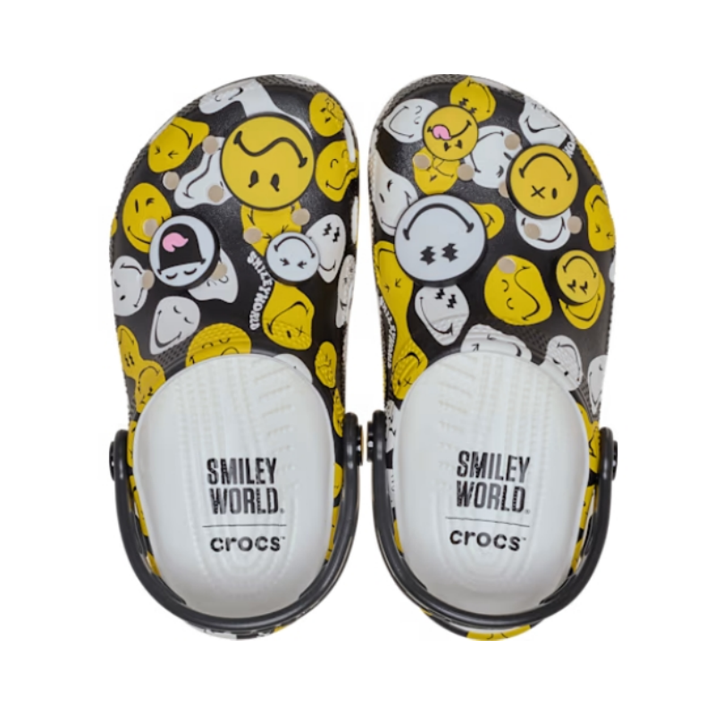 Crocs Kids Classic Clog Smiley Multi