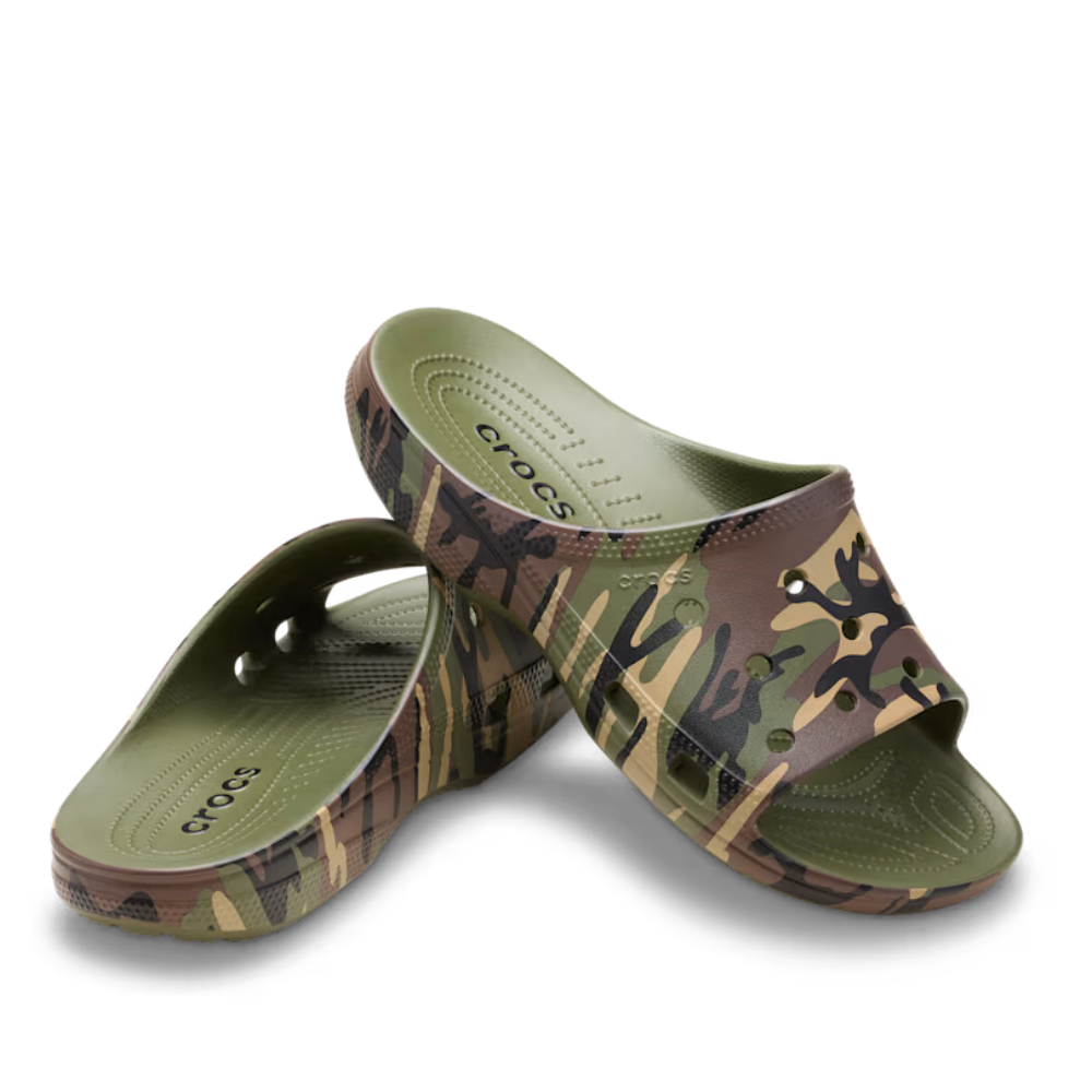 Crocs Mens Saturday Slide Camouflage