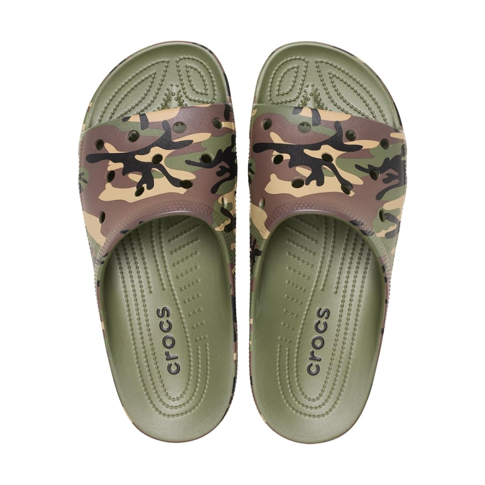 Crocs Mens Saturday Slide Camouflage