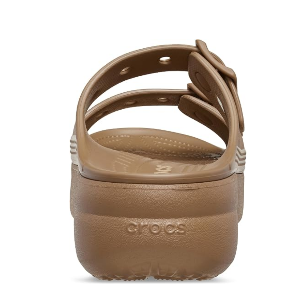 Crocs Womens Saturday Platform Sandal Sepia