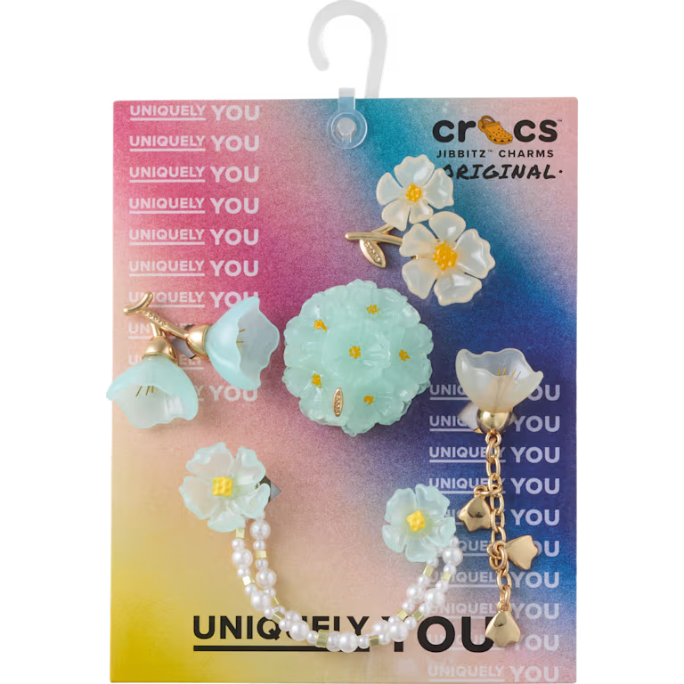 Jibbitz Pack - Blue Dainty Floral 5 Pack