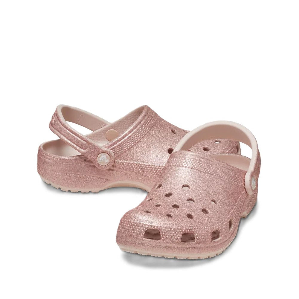 Crocs Adults Classic Clog Glitter Quartz Glitter Pink