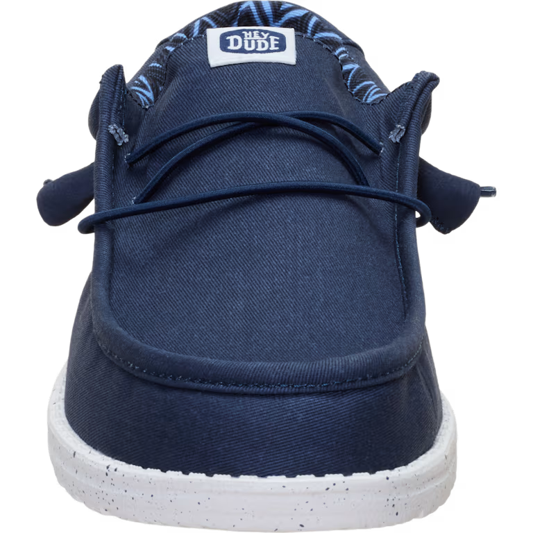 Hey Dude Wally Stretch Canvas Navy