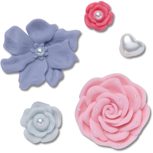 Jibbitz Pack -Boho Flowers 5 Pack
