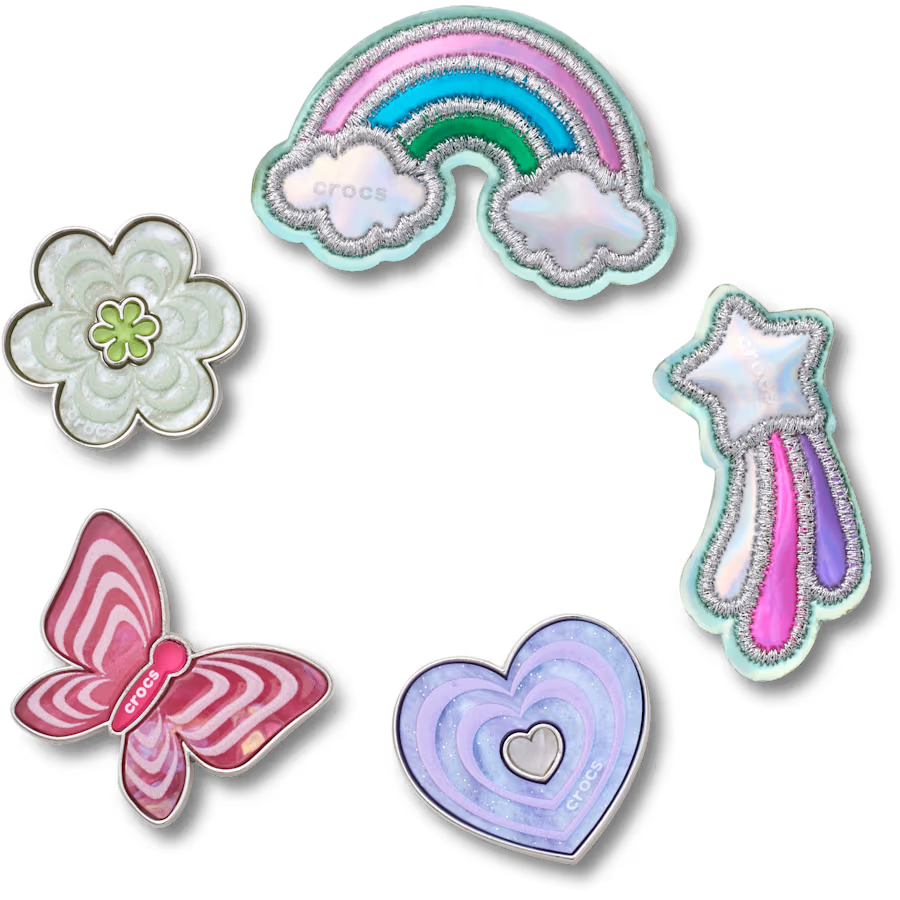 Jibbitz Pack - Funky Girly Icons 5 Pack