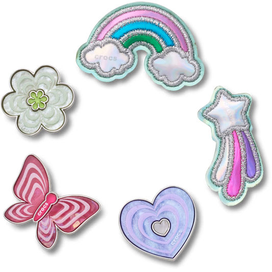 Jibbitz Pack - Funky Girly Icons 5 Pack