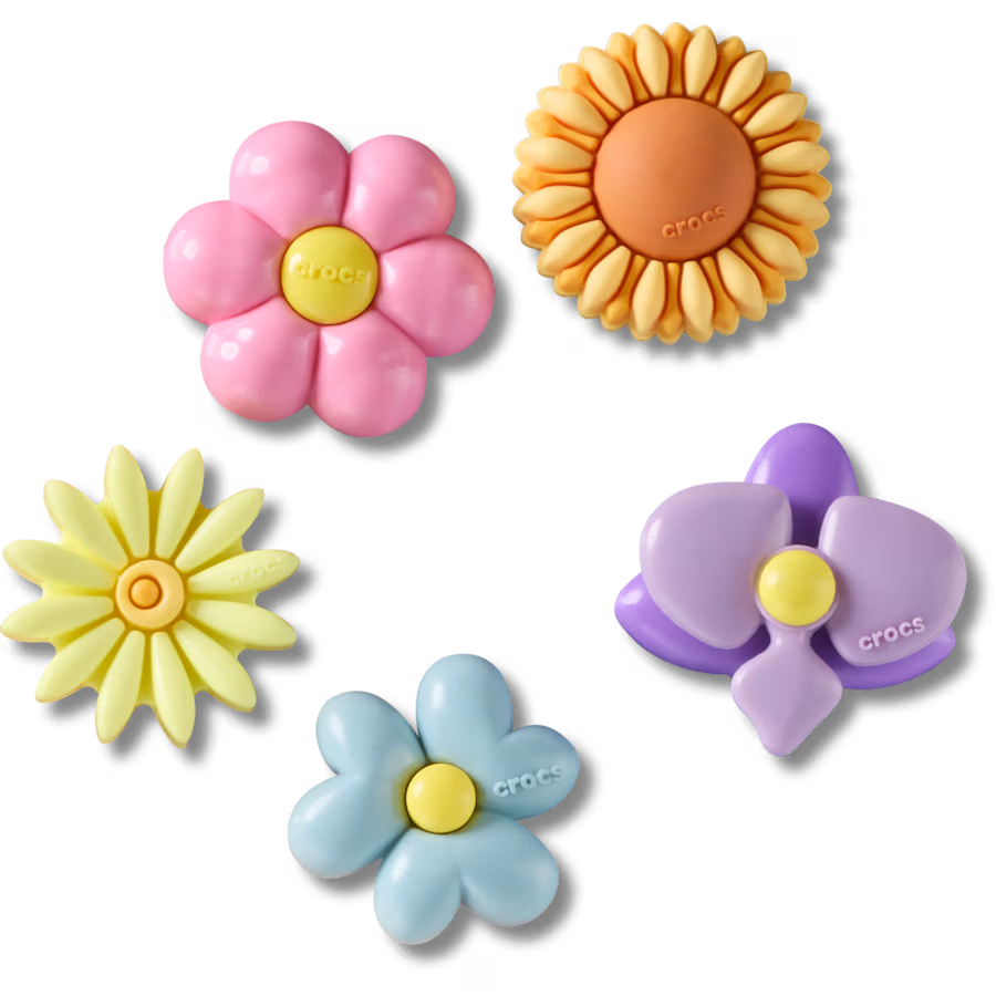 Jibbitz Pack - Puffy Flower 5 Pack