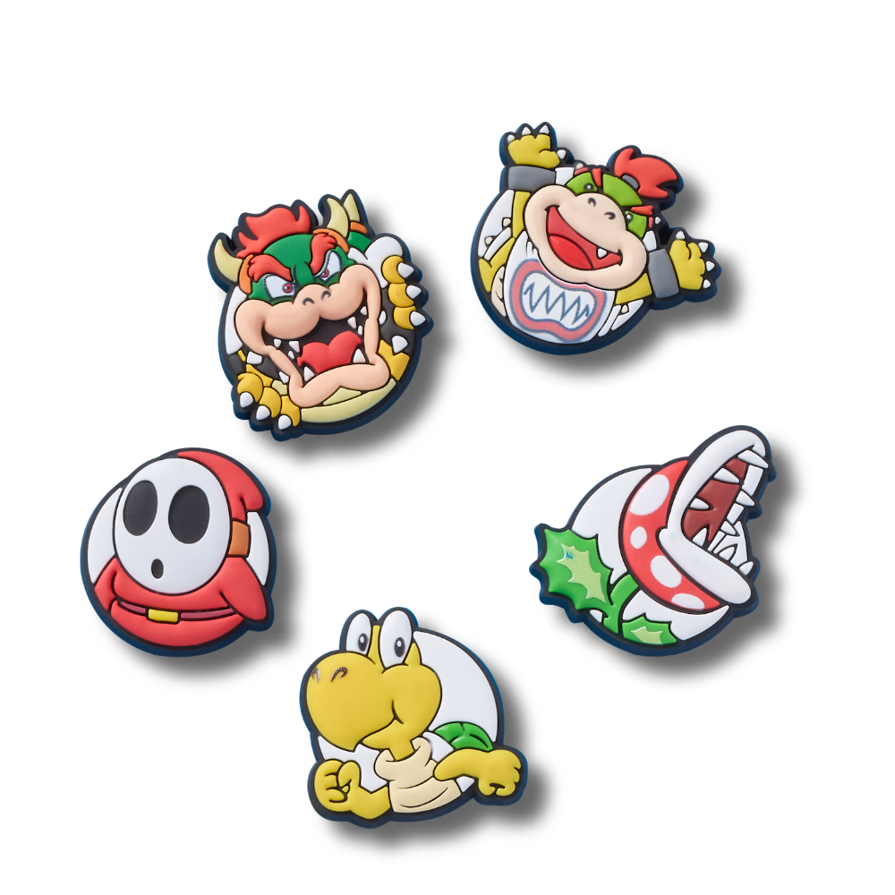 Jibbitz Pack - Super Mario Secondary Foes 5 Pack