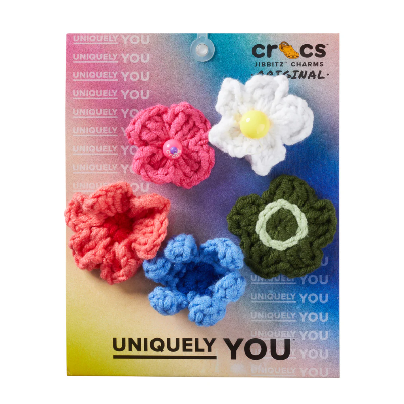 Jibbitz Pack - Crochet Floral Mix