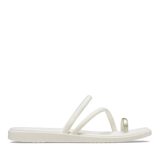 WOMENS MIAMI METALLIC TOE LOOP SANDAL CHALK