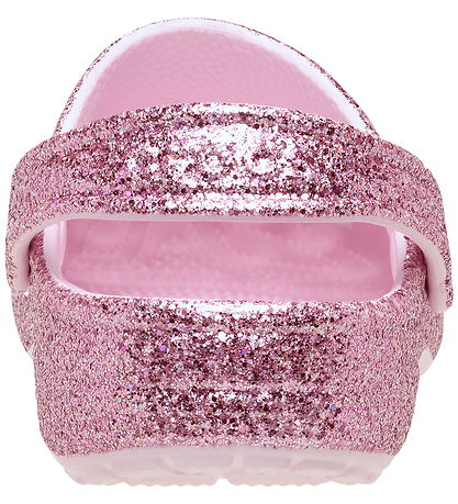 Crocs Kids Classic Clog Chunky Glitter Pink Milk